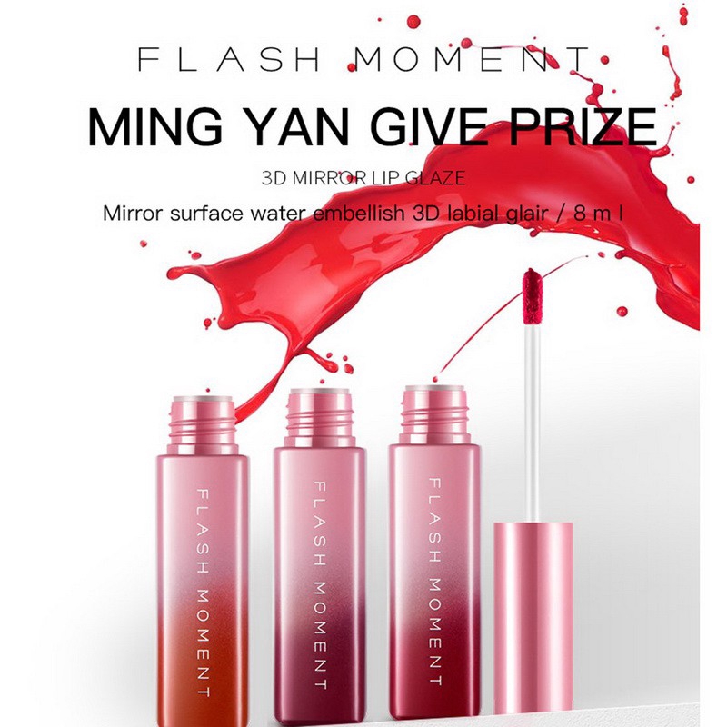 Son bóng dưỡng ẩm trang điểm không thấm nước FLASHMOMENT | BigBuy360 - bigbuy360.vn