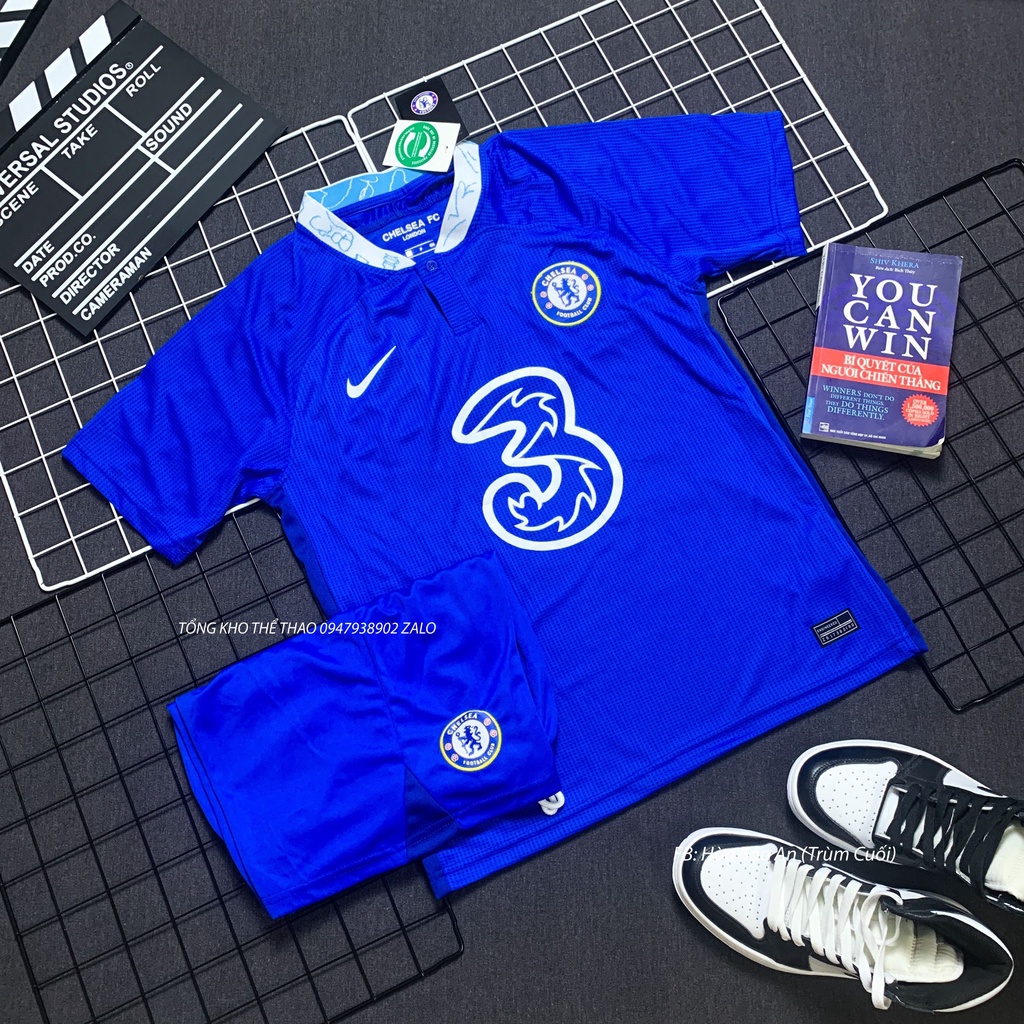 BỘ QUẦN ÁO BÓNG ĐÁ CHELSEA MÙA 2022/2023 SÂN NHÀ – HÀNG THAILAND phom 43-90kg