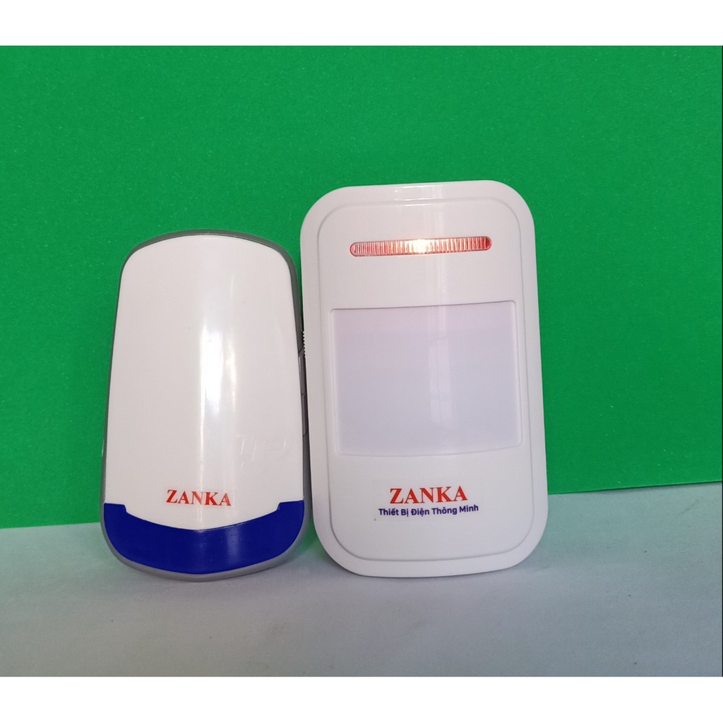 Chuông báo khách báo trộm bằng cảm ứng không dây ZANKA ZK-719 - tiếng chuông Việt- kết nối thêm với nút nhấn, cửa từ.