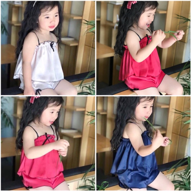 Set 2 bộ 2 dây bé gái
