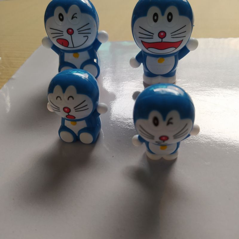 Túi 4 mèo Doraemon trang trí bánh kem, Doremon trang trí bánh