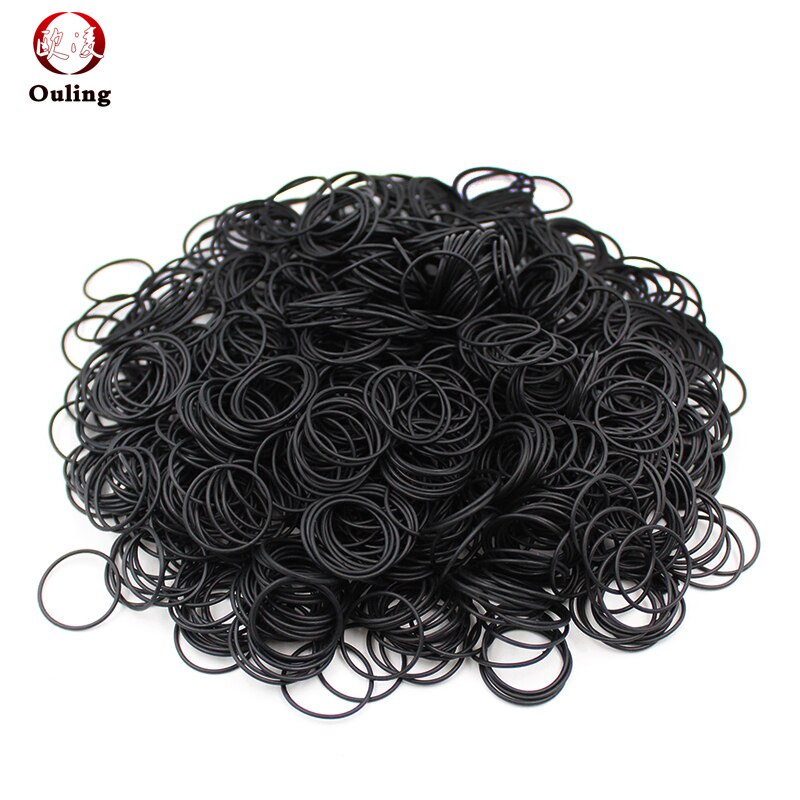 Vòng đệm NBR O Vòng đệm Độ dày CS1mm OD4-50mm Dầu ô tô chống mài mòn Cao su Nitrile Vòng đệm chữ O Chống thấm nước Màu đen Chịu mài mòn và không thấm nước