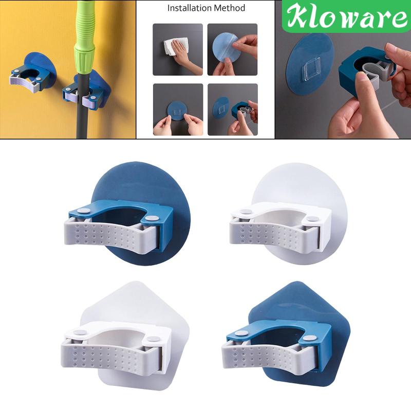 Kloware] Kẹp Giữ Cây Lau Nhà Gắn Tường Bằng ABS Chắc Bền Không Cần Lắp Đặt
