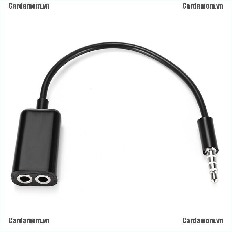 Dây Cáp Chữ Y Chia Cổng Tai Nghe Và mic Giắc Cắm 3.5mm Cho Máy Tính Bảng