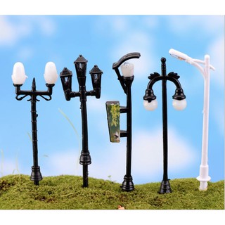 Cột đèn trang trí tiểu cảnh chậu cây cảnh