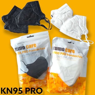 Mặt nạ kn pro zumo kn95 pro zumo contents 10 lbr epr màu trắng và đen