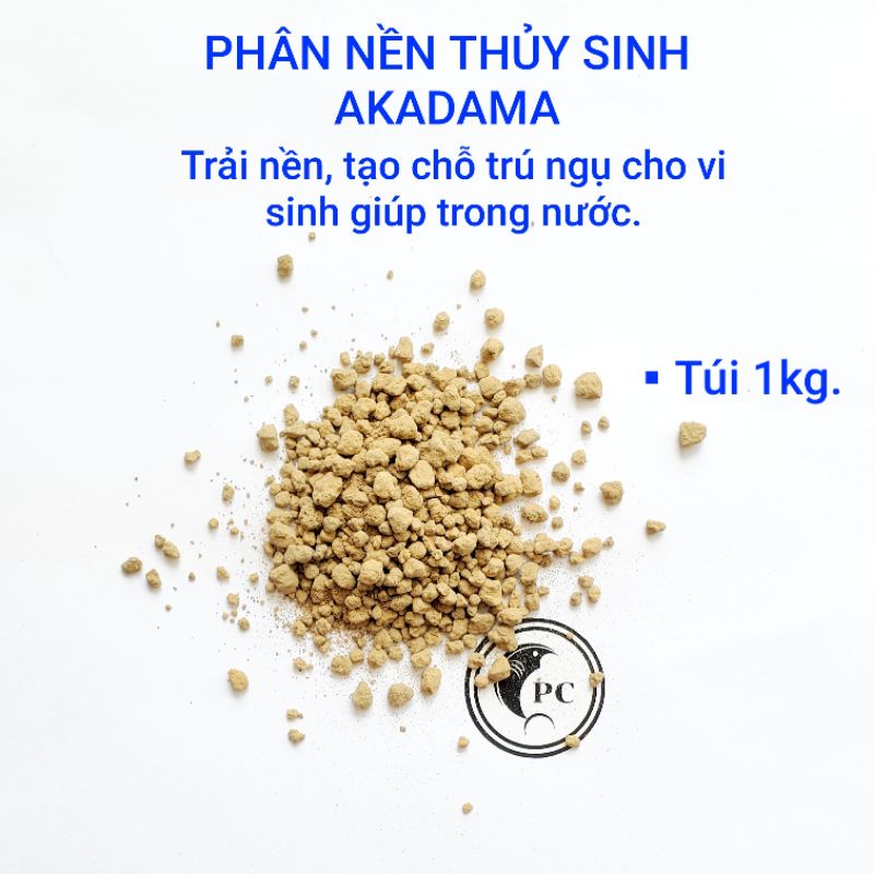 1kg nền akadama trang trí và trải nền bể thủy sinh cá cảnh