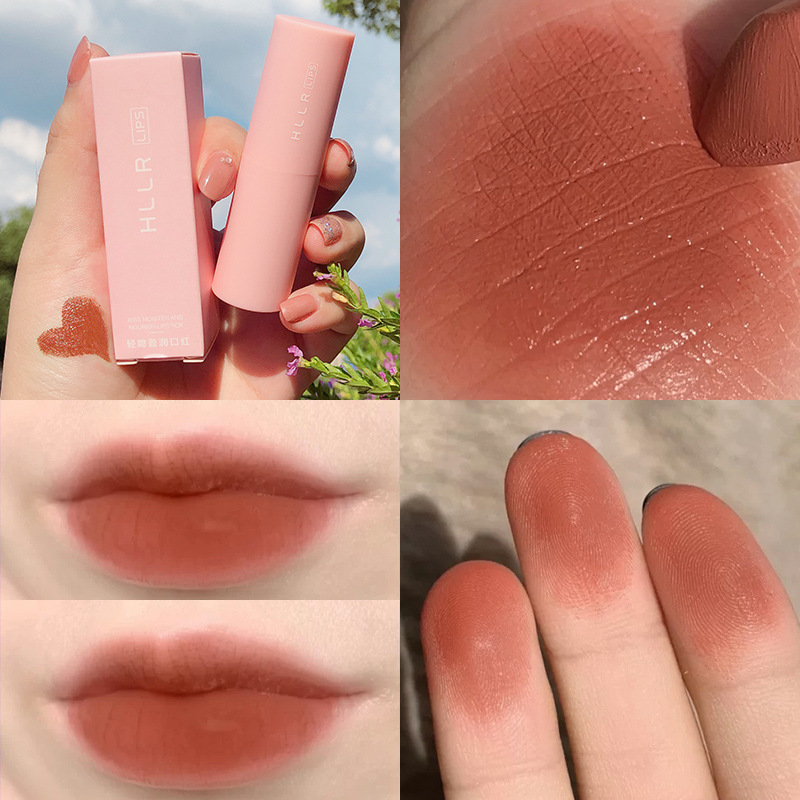 Son môi HLLR dưỡng ẩm màu hồng dành cho nữ