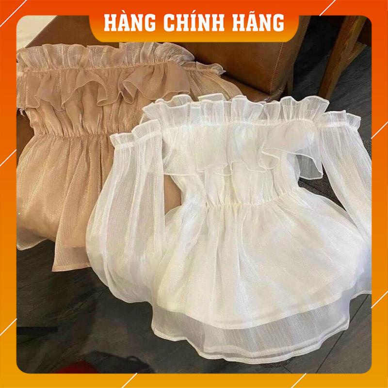 ÁO THIẾT KẾ ORGANZA TẦNG, VÁY VOAN TƠ CÔNG CHÚA 3 TẦNG