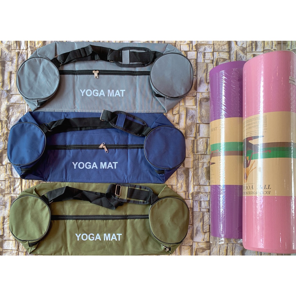 Túi Đựng Thảm Tập Yoga Cao Cấp Chống Nước Cho Thảm 6mm, 8mm và Thảm Da PU YO27
