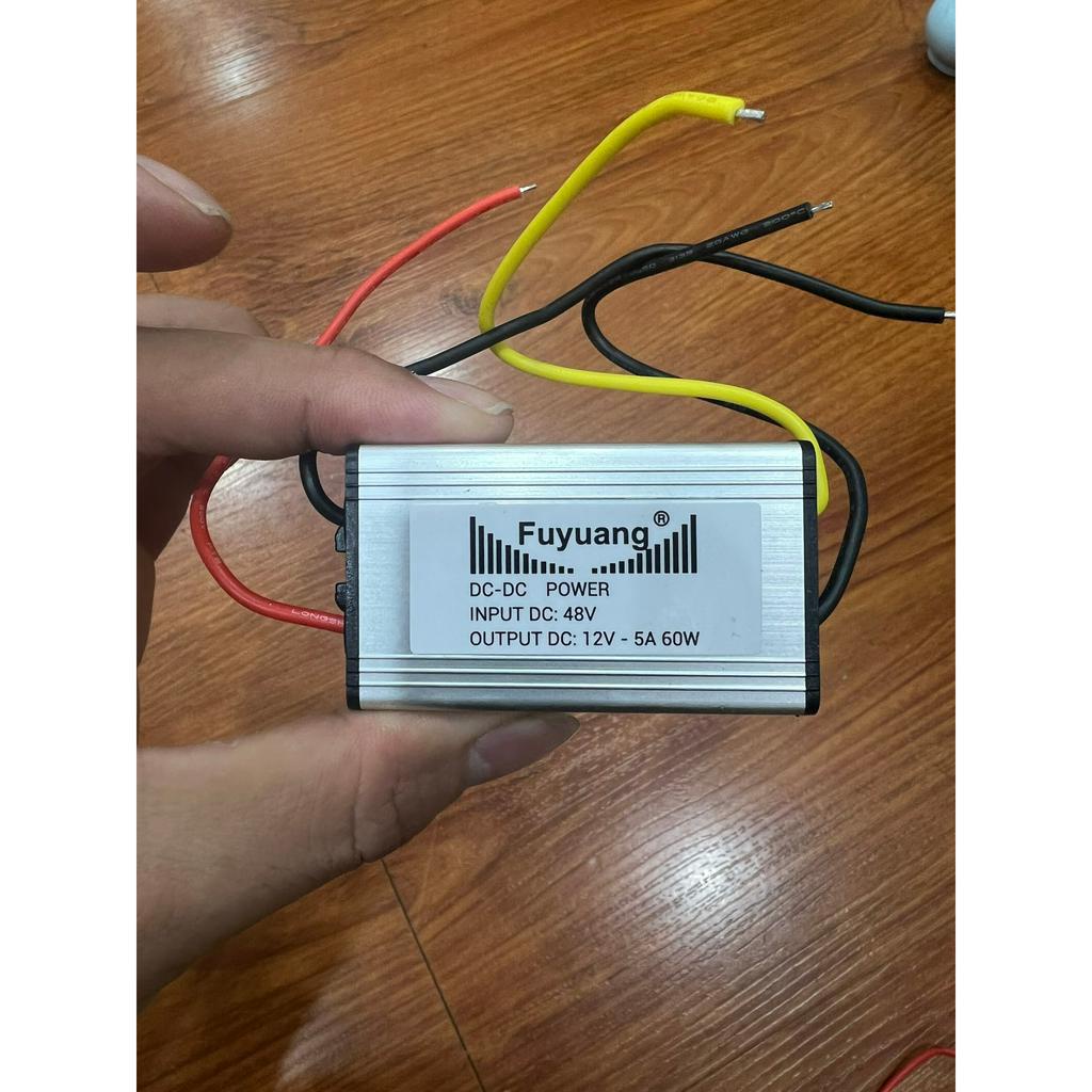 bộ giảm điện 48v xuống 12v 5a max 60w loại tốt