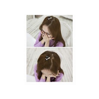 Kẹp tóc mái đính hạt siêu xinh