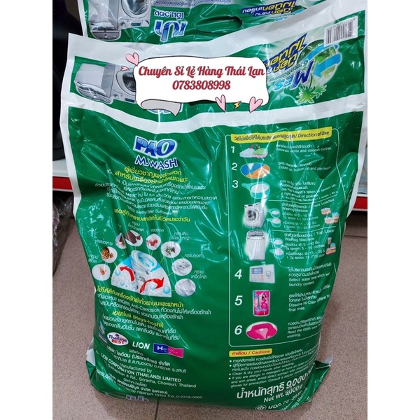 Bột Giặt PAO 9Kg - Thái Lan