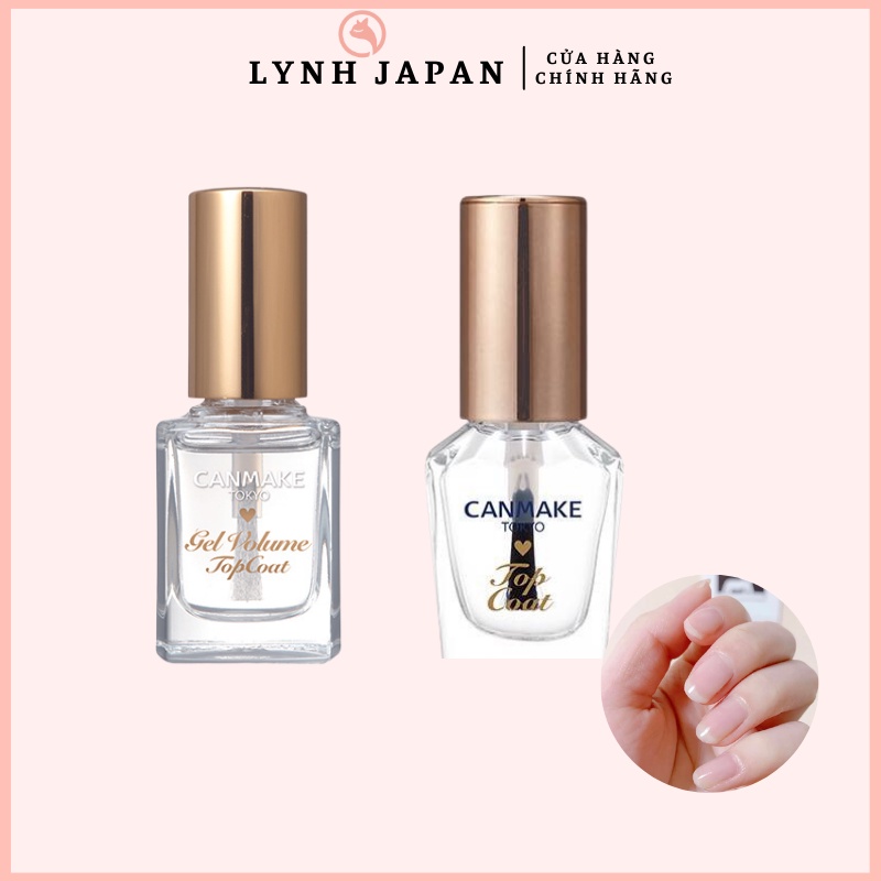 Sơn Dưỡng Móng, Top Coat, Gel Volume Canmake Nội Địa Nhật