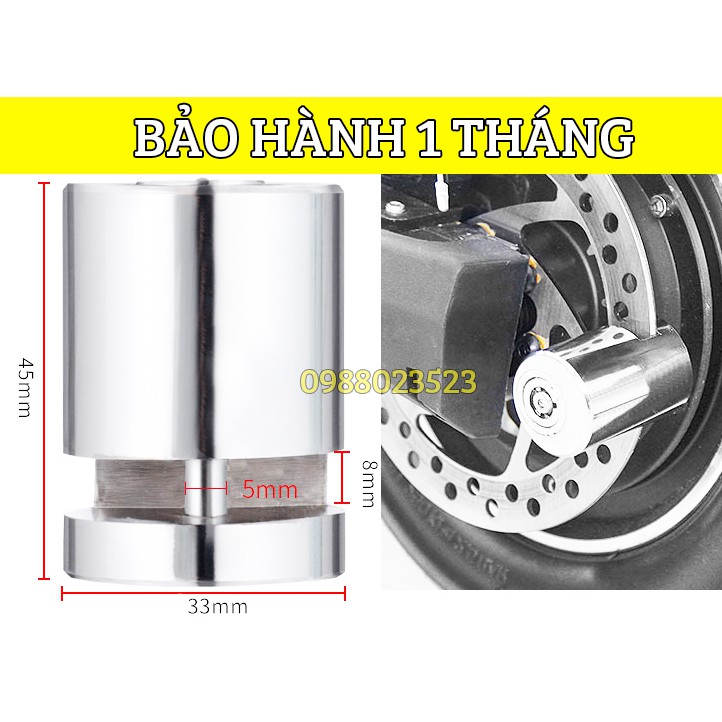 Khóa phanh đĩa chống trộm xe máy, xe đạp, xe điện