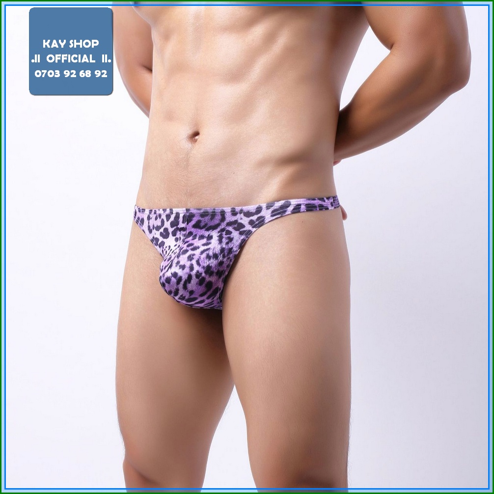 Quần lót lọt khe sexy nam da beo - Quần sịp nam độc đáo lạ quyến rũ