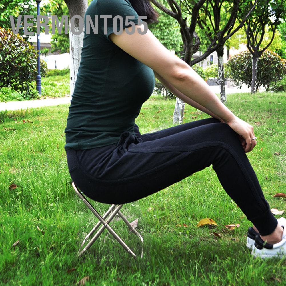 Có thể bán buôn Ghế xếp vải Oxford di động để cắm trại ngoài trời Câu cá dã ngoại BBQ Vermont055 Hàng giao ngay