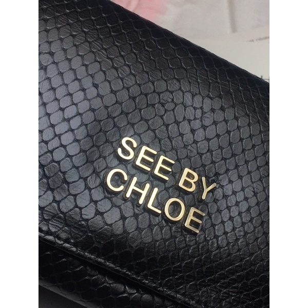 Ví dài cầm tay hiệu see by chloe auth