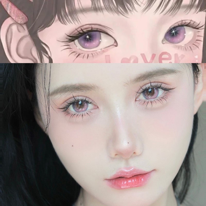 Kính Áp Tròng 14mm-14.5mm Phong Cách Thời Trang Hàn Quốc