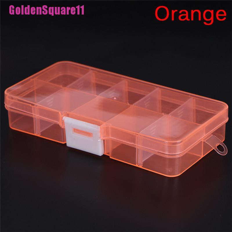 Hộp Nhựa 10 Ngăn Đựng Trang Sức Có Thể Điều Chỉnh