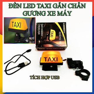 [HÀNG ĐẸP] -  ĐÈN LED TAXI GẮN CHÂN GƯƠNG XE MÁY