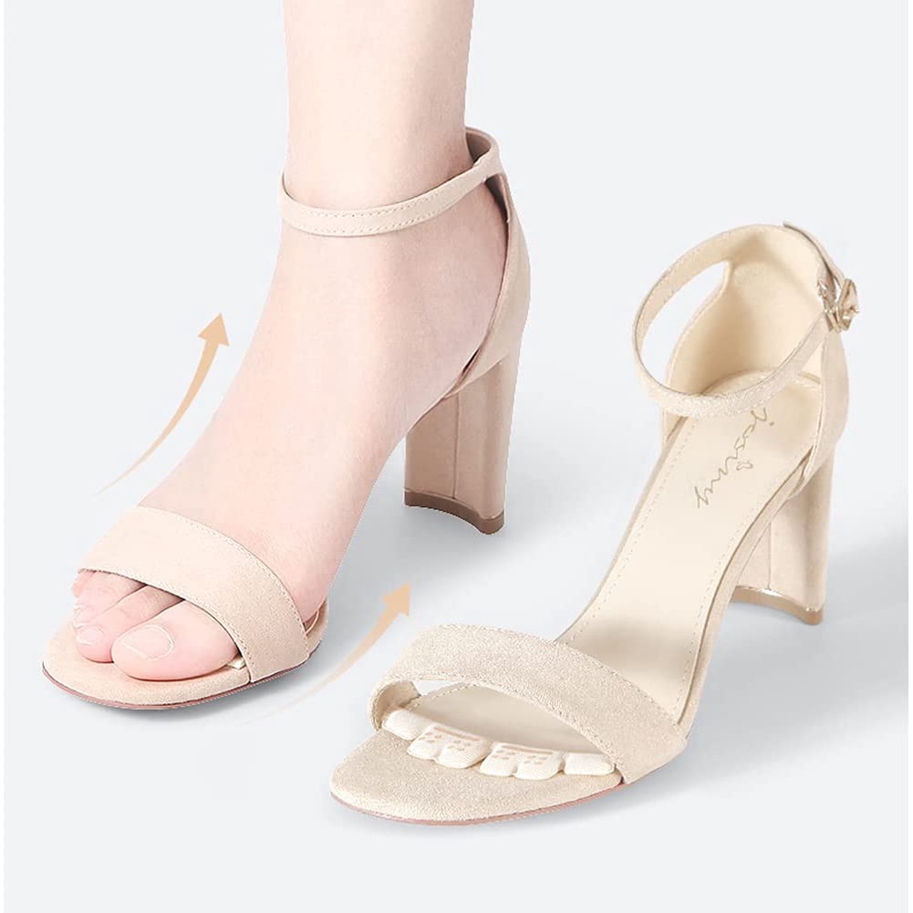 Miếng Đệm Dán Giày Cao Gót / Giày Cao Gót Bằng Xốp Mềm Tự Dính Giảm Đau Chống Trượt Thoải Mái Sành Điệu Cho Nữ