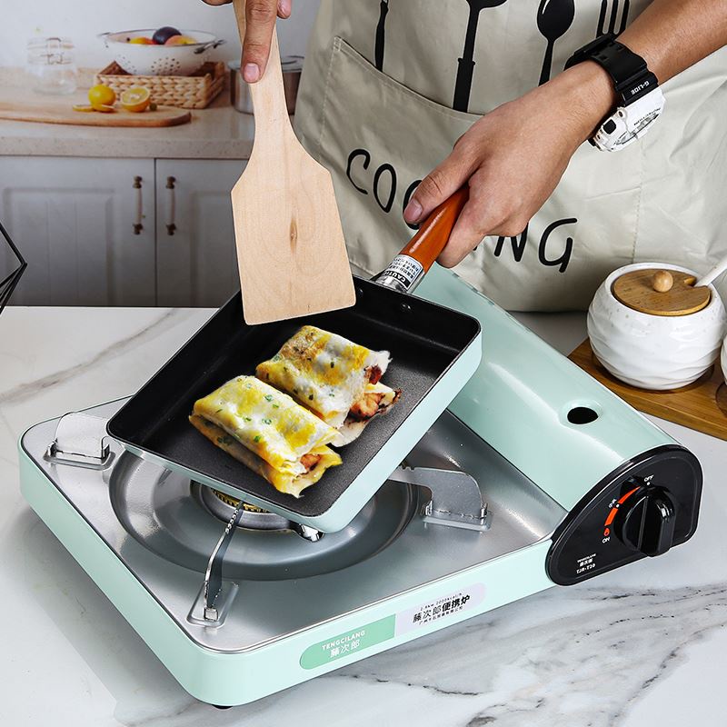 Chảo chống dính Nhật BảnSENGOKU, chảo sữa,Cái chảo tamagoyaki Chảo chống dính ba mảnh | BigBuy360 - bigbuy360.vn