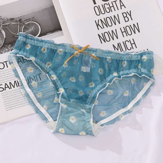 Quần lót nữ lưới thông hơi thoáng mát hoa cúc sexy xả hàng