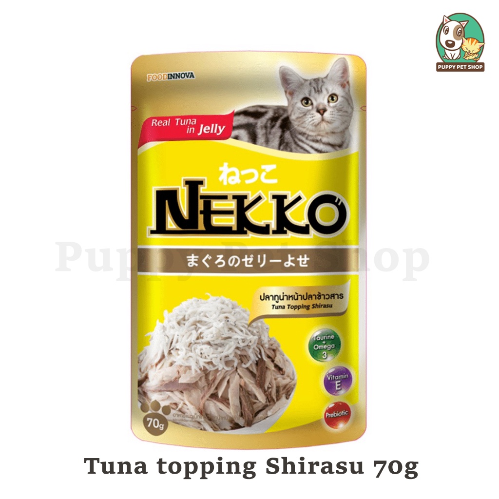 Pate Nekko jelly dành cho mèo trưởng thành trên 6 tháng tuổi 70g (8 vị)