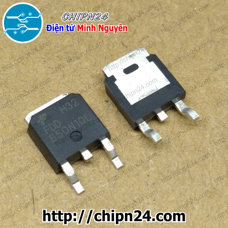 [2 CON] (SOP) Mosfet Dán 850N10 TO-252 15.7A 100V Kênh N (SMD Dán) (FDD850N10 FDD 850N10)