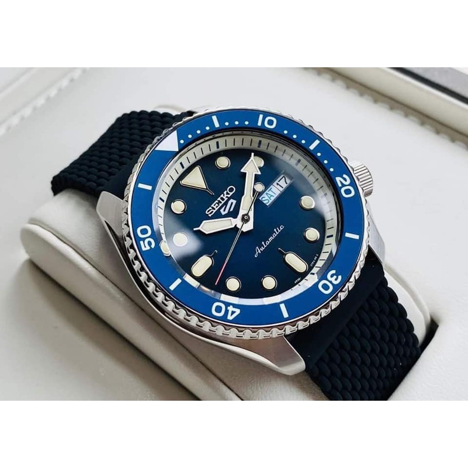 Đồng hồ nam Seiko SRPD71K2 Automatic Blue Beige