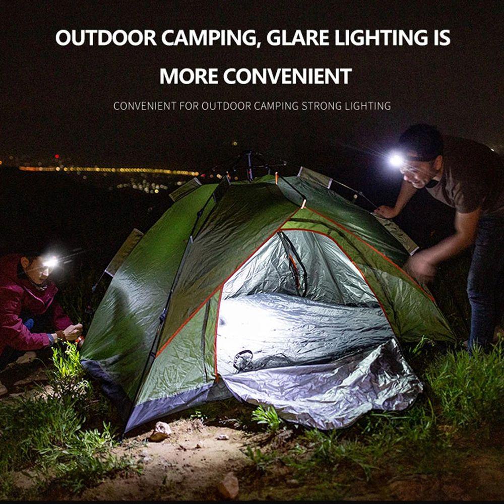 LANFY Waterproof Headlight 3 Modes Flashlight Headlamp 3W COB Outdoor LED Portable Lighting Head Torch/Multicolor