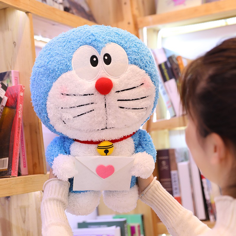 ☑Mèo máy Doraemon nhồi bông thiết kế dễ thương xinh xắn