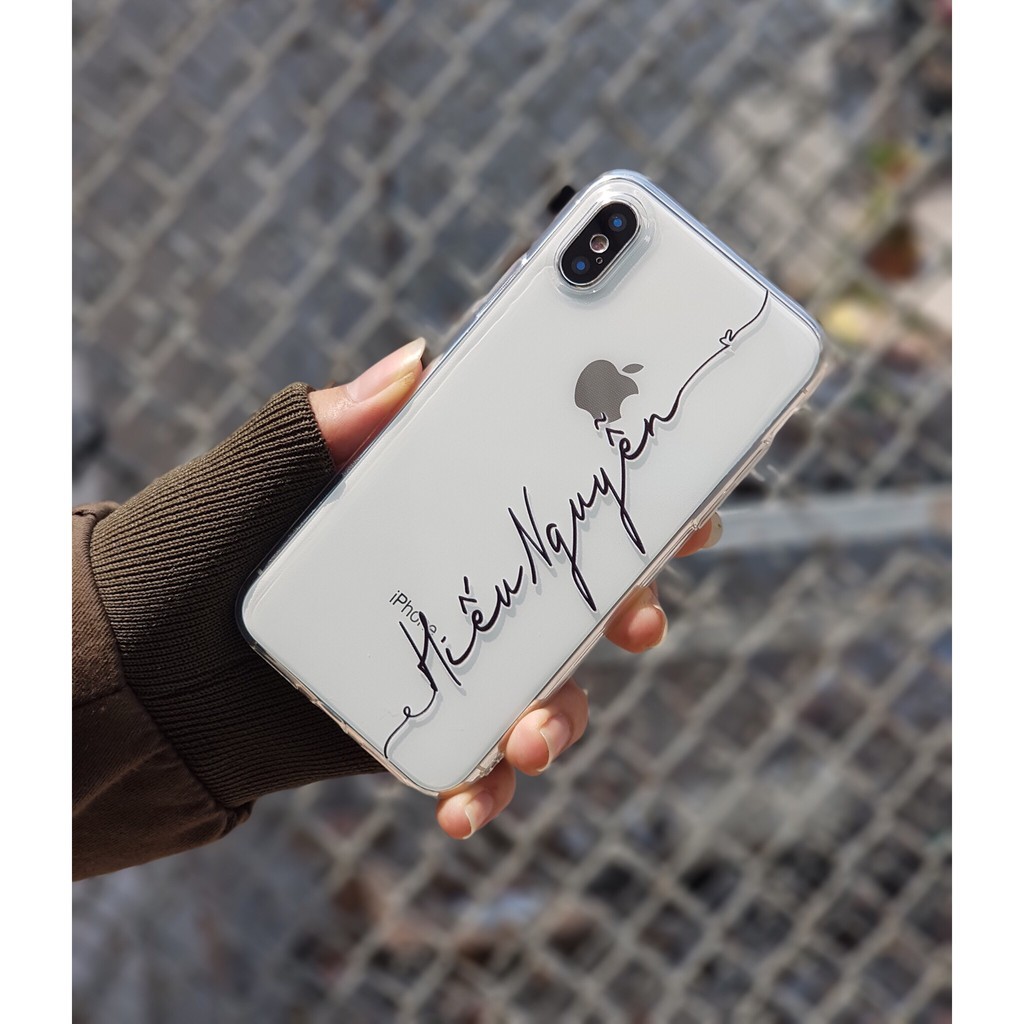Ốp Lưng Silicon Chữ Ký Theo Yêu Cầu (IPHONE, SAMSUNG, OPPO) | BigBuy360 - bigbuy360.vn