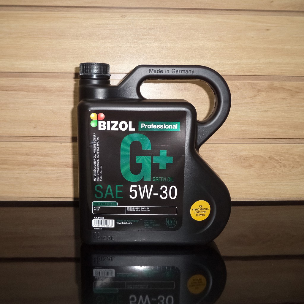 Dầu động cơ ô tô BIZOL Green Oil+ 5W-30 4L