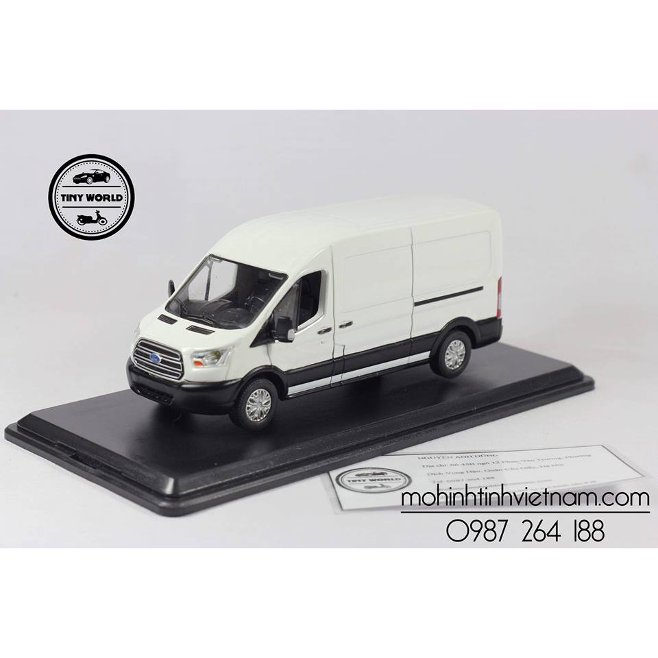 MÔ HÌNH Ô TÔ FORD TRANSIT 2015 (TRẮNG) 1:43 GREENLIGHT