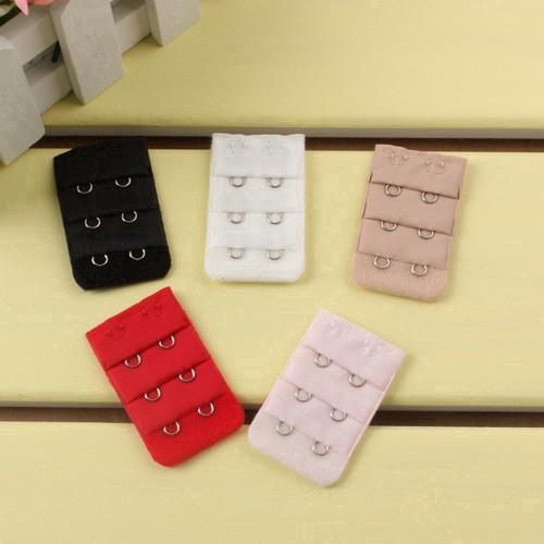 AOTUO COD 5Pcs / Set Strap Replacement Bra with Buckle 2 Hook for Women
