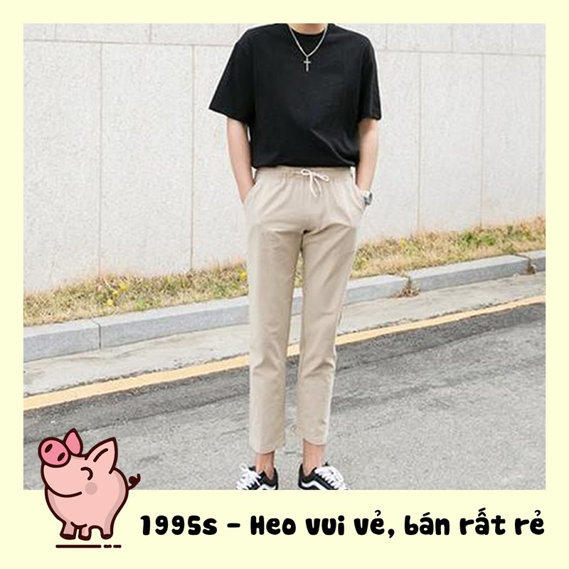 [FS 50k] Quần baggy lưng thun nam | Shop 1995s