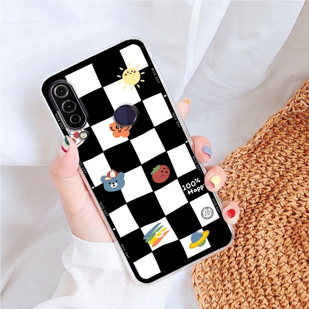 Ốp Lưng VSMART JOY 1 - JOY 1 PLUS - JOY 2 PLUS - JOY 3 ,  In Hình &quot;Black Haeart&quot; Phong Cách Đẹp.