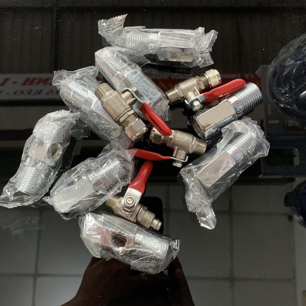 Khẩu khóa inox máy lọc nước, van chia nước đầu vào cho máy lọc nước