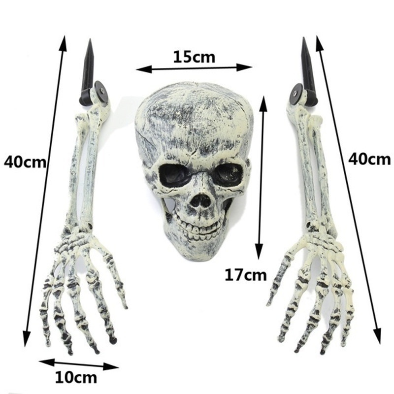 Bộ Xương Bàn Tay Giả Trang Trí Halloween