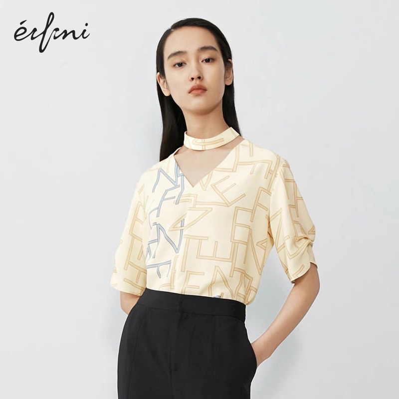 Áo sơ mi vàng Eifini