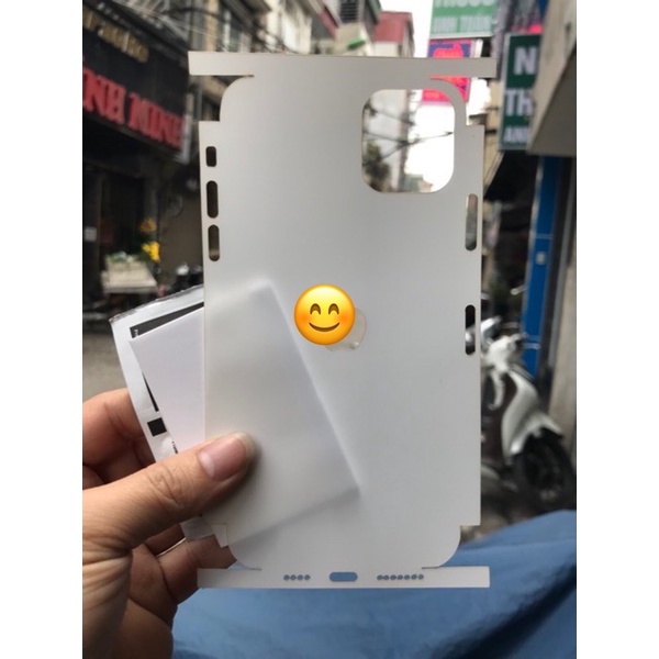 Skin PPF Nhám Full Viền + Lỗ Loa IPhone 15 Pro Max , 15 , 14 Pro Max , 14 Pro ,13 Promax ,12 ProMax khoét táo