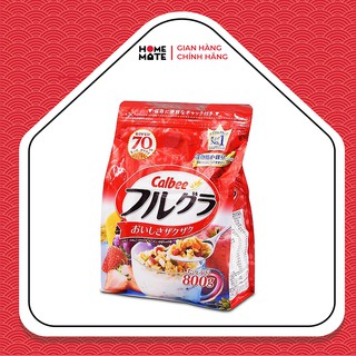 Ngũ cốc sấy khô calbee đỏ 800g