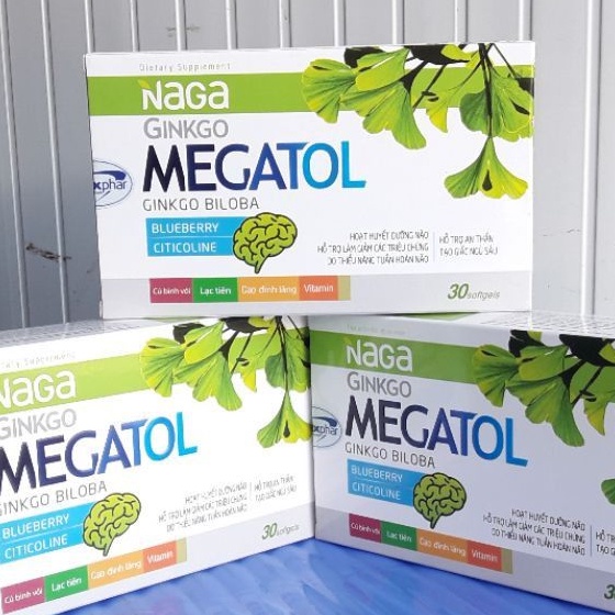 Hoạt Huyết Dưỡng Não Naga Ginkgo Megatol