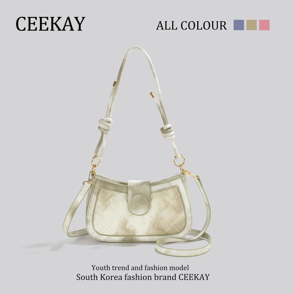 Túi Ceekay chính hãng kẹp nách phối màu độc đáo