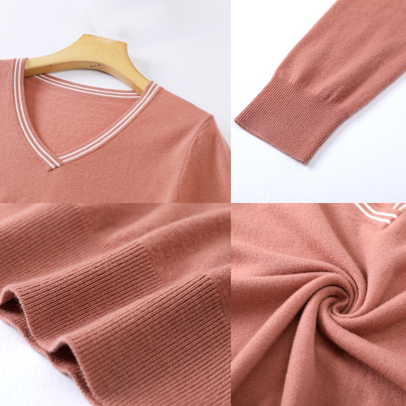 Áo len nữ mỏng thu đông cổ V_ALCV | BigBuy360 - bigbuy360.vn