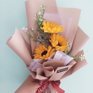 Hoa hướng dương bó 3 bông giá sỉ rẻ .
