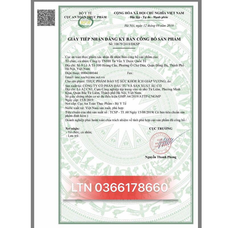 Ích Giáp Vương - Mua 6 tặng 1 bằng tích điểm - Hộp 30 viên