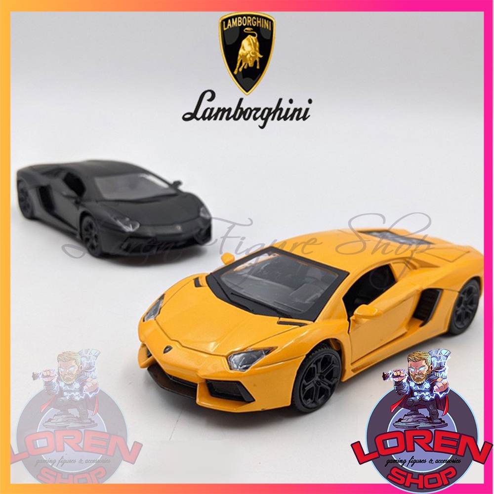 Mô hình ô tô kim loại tỷ lệ 1:36 Lamborghini Huracán Coupé, siêu xe đồ chơi chạy cót 13cm lorenshop